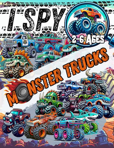 Buy amazon I spy Monster Trucks