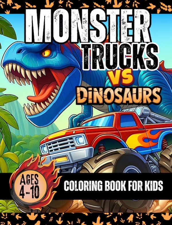 Dinosaurs vs Monster trucks