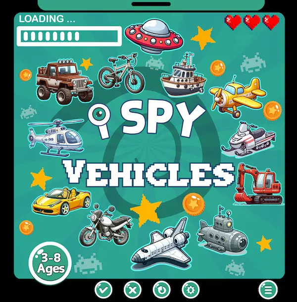 I spy Vehicles book Amazon