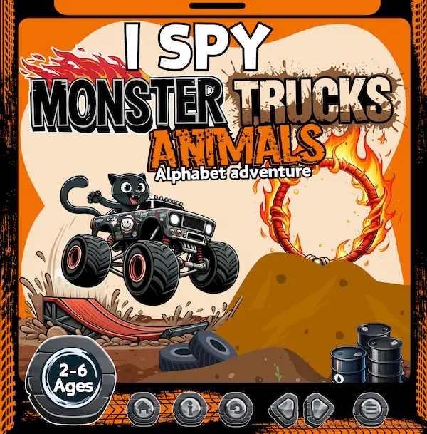 comprar I spy Monster trucks animals